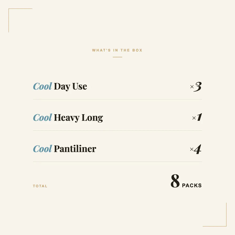 Cool Plus Day + Liner Stock-Up Lhamo Pad