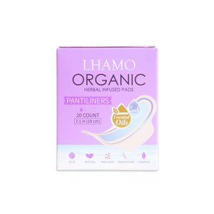 Cool Plus Organic Herbal Pads- Pantiliners Lhamo Pad