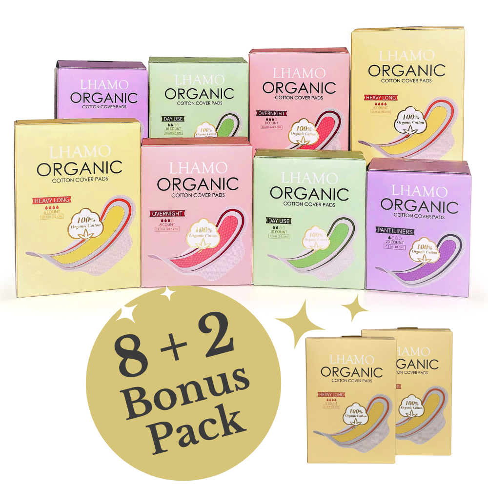 Organic Cotton Cover Pads - Bonus Pack